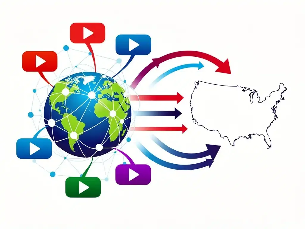 Global film distribution network through streaming services targeting the U.S. market.