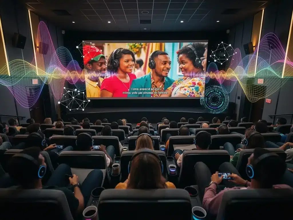 AI-powered dubbing transforming international film consumption in US cinemas.