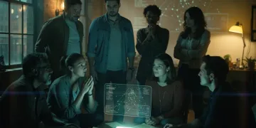 Diverse cast in an innovative independent short film scene