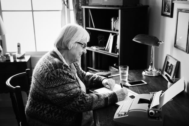 A black and white picture of Lillian Friedman Astor at her drawing desk in the 1930s, working on an animation cel. Her workspace is surrounded by sketches of Betty Boop, her most notable character. The photo captures her diligence and dedication to her craft.