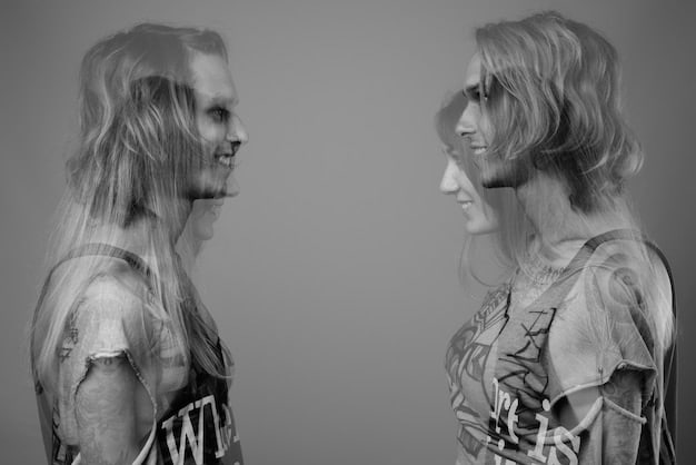 A split-screen image showing two contrasting portrayals of women: on one side, a traditional image of a woman in a subservient role, and on the other side, a still from an international film featuring a strong, independent female character leading a protest. The image highlights the power of international cinema to challenge gender stereotypes.