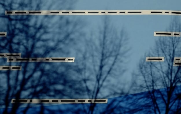 An abstract image representing the closing scene of a short film. The image is a blend of blurred lights and shadows, creating a sense of mystery and ambiguity. The colors are muted, adding to the overall feeling of suspense.