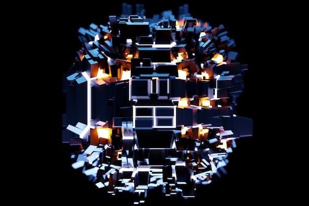 A conceptual image of a blockchain network with film reels integrated into the nodes, symbolizing the secure and transparent distribution of short films. The image captures the innovation in The Future of Short Films: Emerging Trends and Technologies Shaping the Industry in 2025.