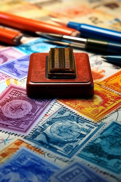 A stylized representation of a legal document with stamps from different countries, symbolizing the complex legal and regulatory frameworks involved in international co-productions. This visual encapsulates The Financial Impact of International Co-Productions on the US Film Market: A 2025 Analysis in terms of compliance and legal considerations.