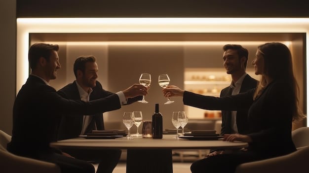 A tense dinner scene from the film adaptation of 