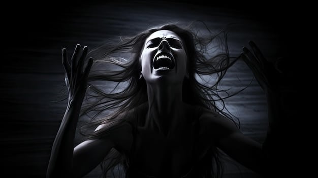 A dramatic shot from 